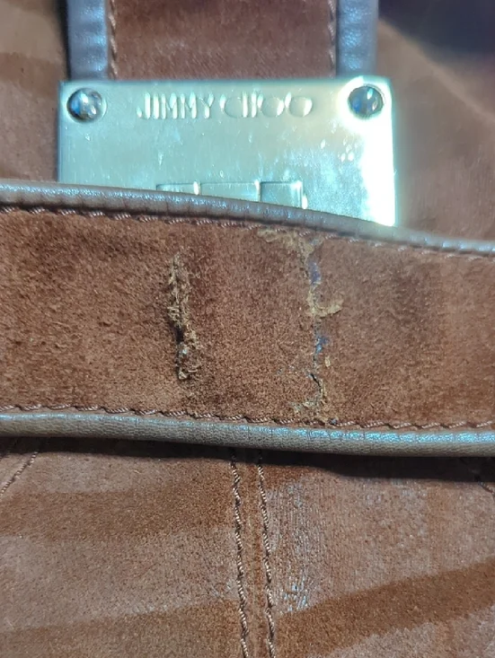 Jimmy Choo Ana Suede Hobo Bag - Picture 14 of 14